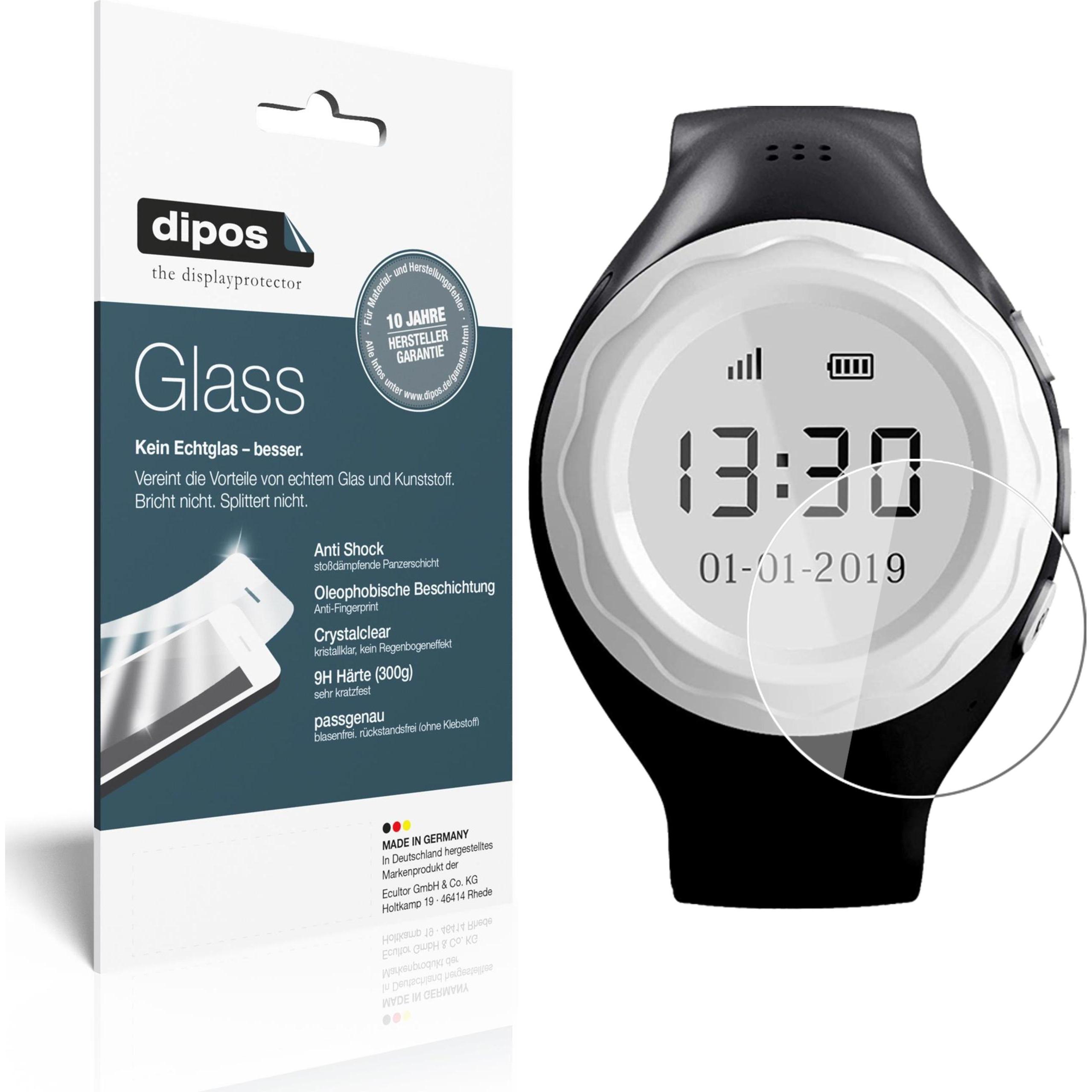 Dipos Displayschutz Anti-Shock, Smartwatch Schutzfolie, Transparent