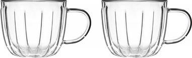 Vialli Design Set mit 2 doppelwandigen Bechern, 250 ml (250 ml, 2 x)