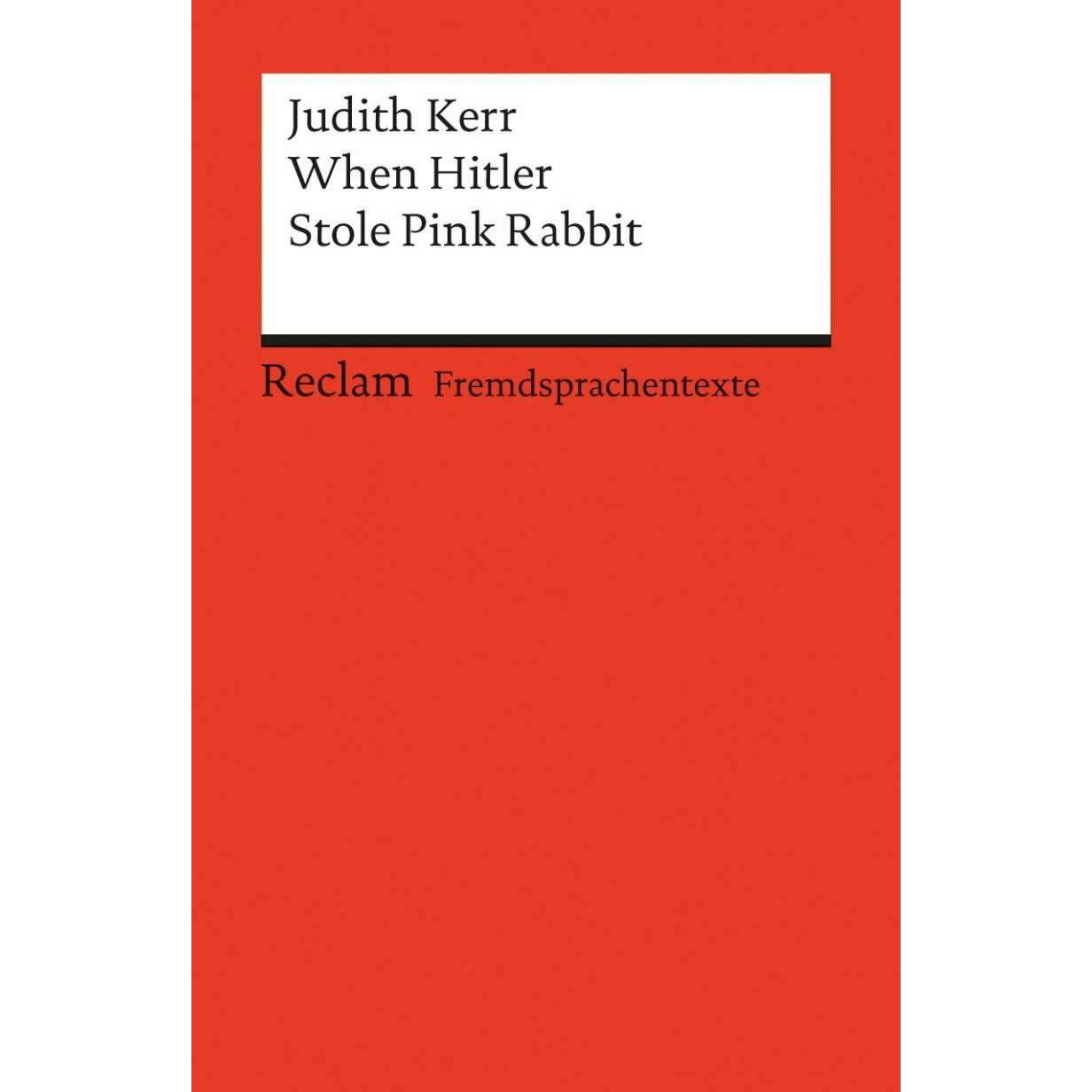 When Hitler Stole Pink Rabbit, Schulbücher von Judith Kerr