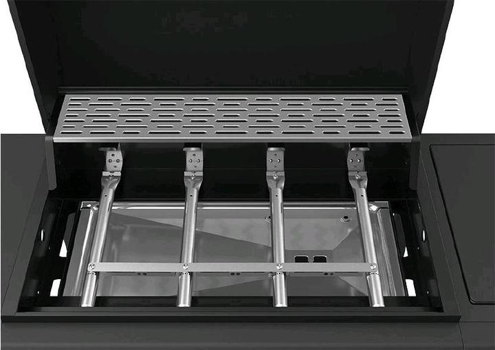 Actual product image Mr. Grill Gasgrill 4 Brenner + Seitenbrenner schwarz (14.50 kW)