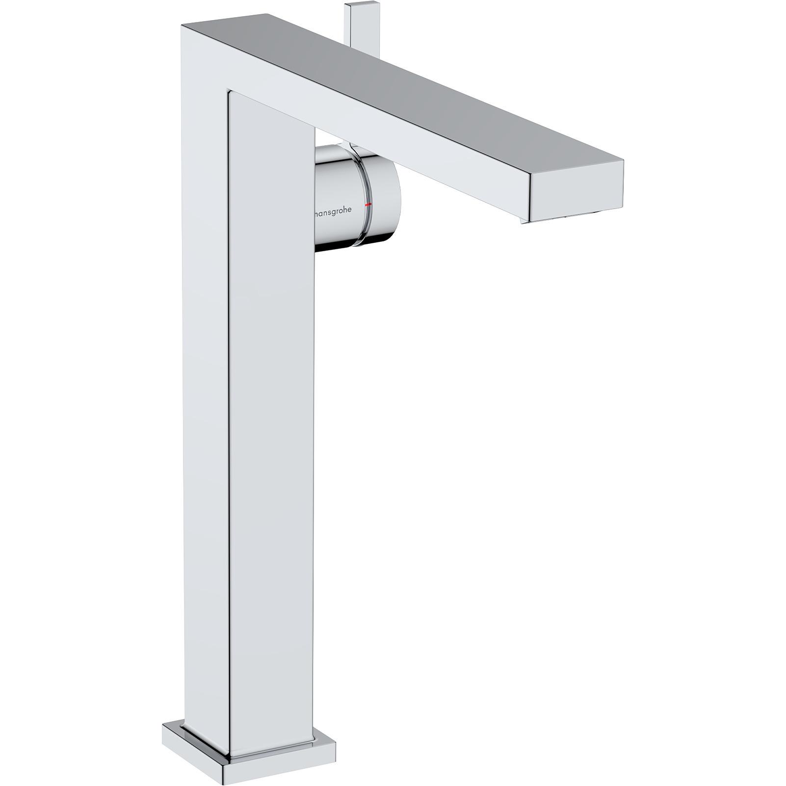 hansgrohe, Rubinetteria per bagno, Tecturis E ngreeps wastafelkraan 240 Fine CoolStart voor waskommen zonder afvoerplug chroom