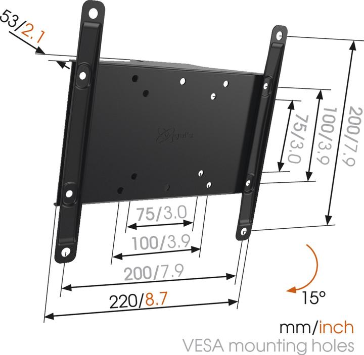 Actual product image Vogels MA2010-A1 TILT Wall Mount 26-40" (Wall, 30 kg, 26" - 40")