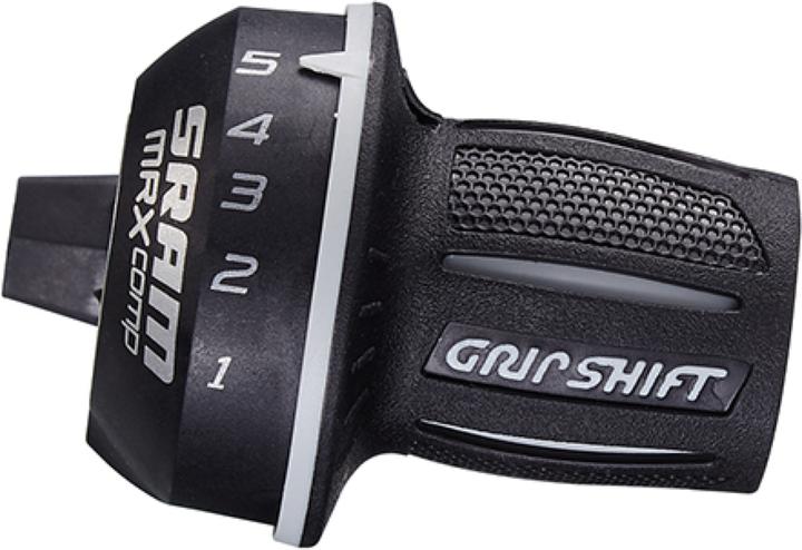 Actual product image Sram MRX Comp twist grip shifter 5-speed, Shimano compatible