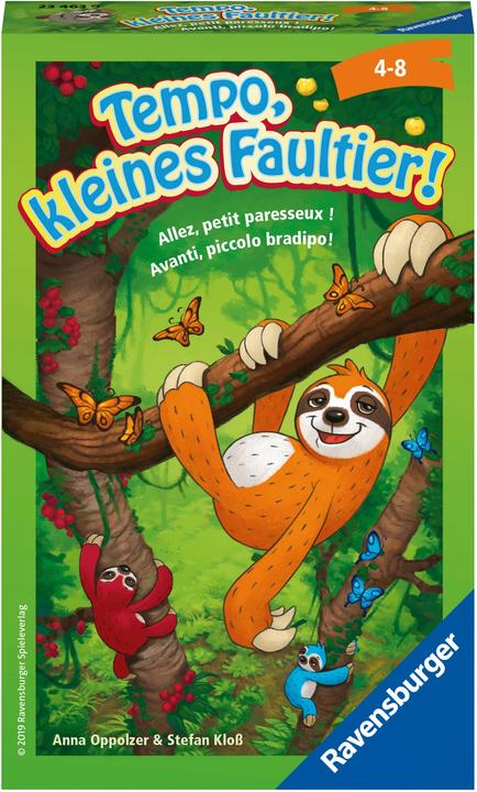 Ravensburger Schiet op, kleine luiaard! (Duits, Frans, Italiaans)