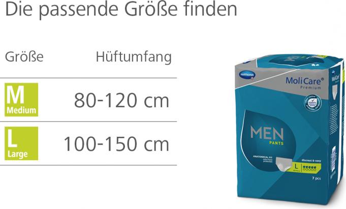 Produktbild MoliCare Men Pants 5 Inkontinenz Pants (7 x, L)