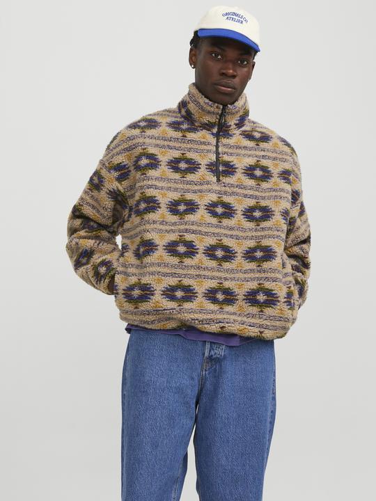 Immagine prodotto Jack & Jones Felpa Teddy con mezza zip (M)