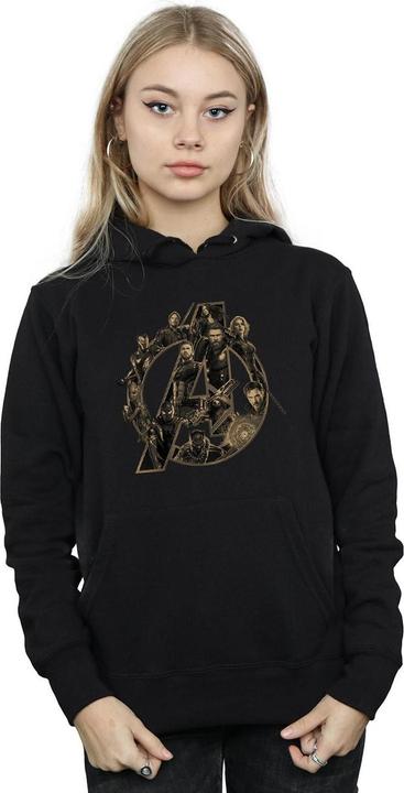 Produktbild Avengers Infinity War Logo Kapuzenpullover (L)