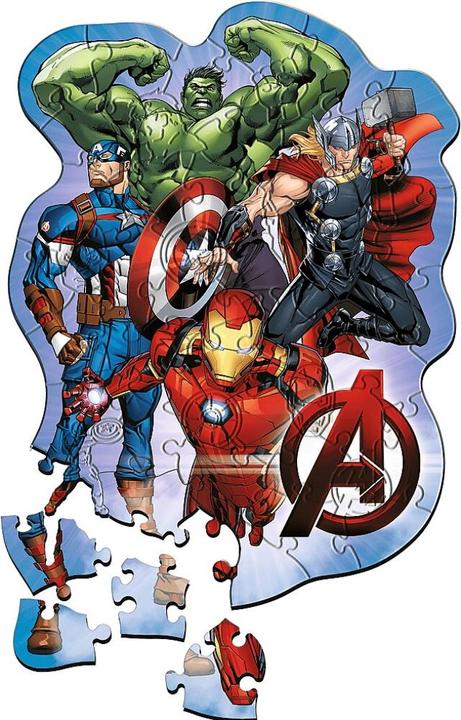 Image du produit Trefl Puzzle en bois Junior 50 - Avengers (50 pièces)
