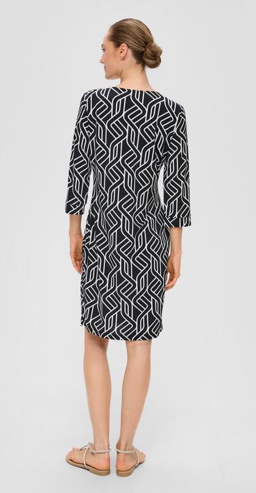 Image du produit S.Oliver Kleid Kurzes Jerseykleid mit grafischem Muster (34)