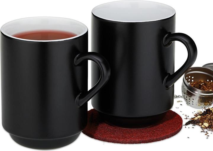 Actual product image Kela Cup Mattia black (300 ml, 2x)
