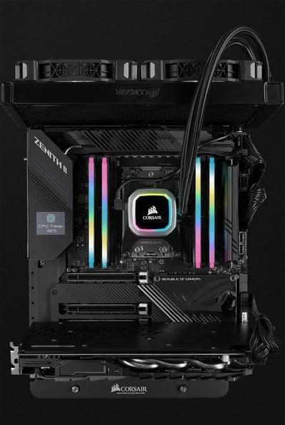 Productafbeelding Corsair Vengeance RGB Pro SL (2 x 8GB, 3600 MHz, DDR4 RAM, DIMM 288 pin)