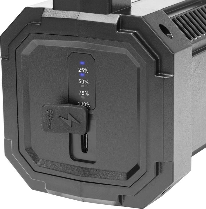 Actual product image Montiss Montis Latarka - Szperacz akumulatorowy LED 20W MT146 Schwarz Taschenlampe (21.50 cm)