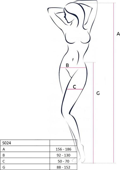 Produktbild Passion Strumpfhose ouvert in rot (One Size)