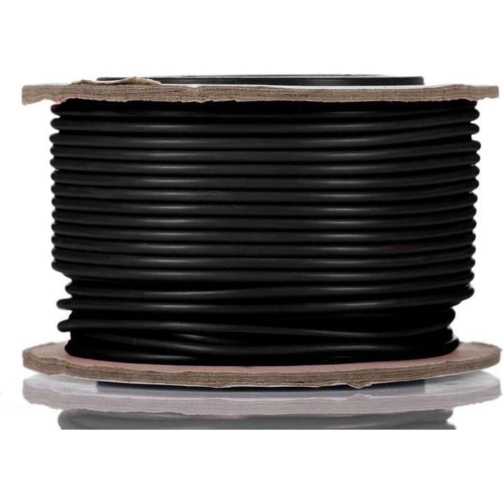 RS PRO, Tubo + Canalina per cavi, Cavo unipolare 0,5 mm², 20 AWG 25m Nero isolato in gomma siliconica 16/0,2 mm di fili (25 m)