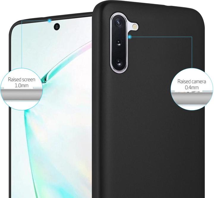 Actual product image Cadorabo TPU Matt Metallic Cover (Samsung Galaxy Note 10)