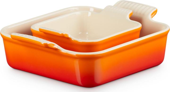 Produktbild Le Creuset Auflaufformen 2er Set Tradition 13/20 cm Ofenrot
