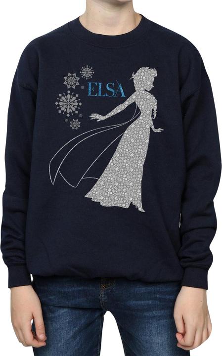Actual product image Disney Boys Frozen Elsa Christmas Silhouette Sweatshirt (152, 158)