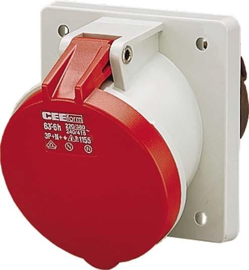 Produktbild Mennekes MEN 1155P CEE-ANBAUDOSE 63A 5P.