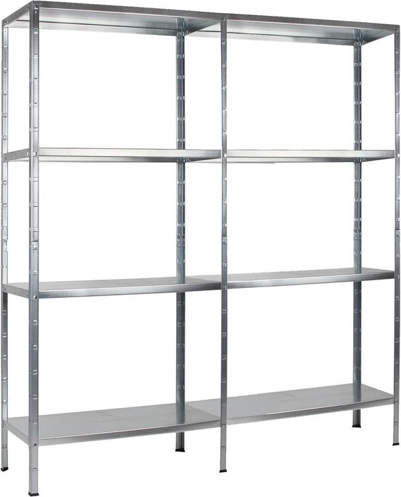 Schulte Regalwelt Steck-Grund- u 1 Anbauregal 8 Böden