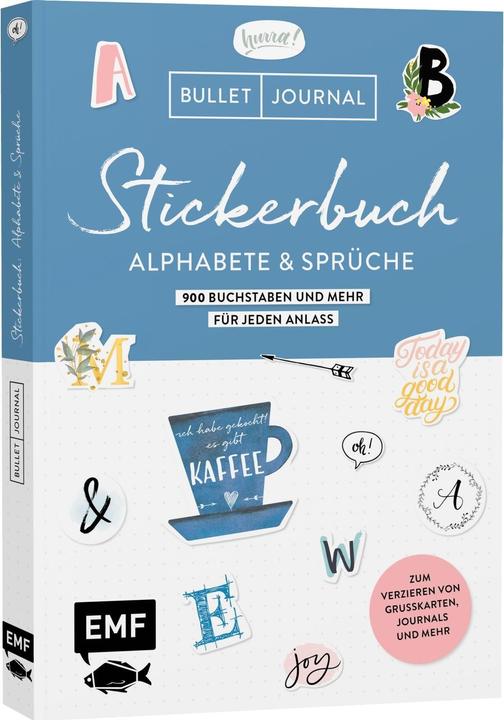 Actual product image Bullet Journal - Sticker book alphabets and sayings: 1000 letters and more for every occasion