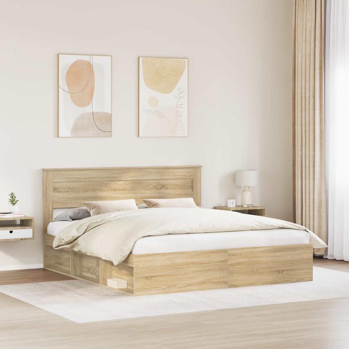 Image du produit vidaXL Moderner Bettrahmen (200 x 200 cm)
