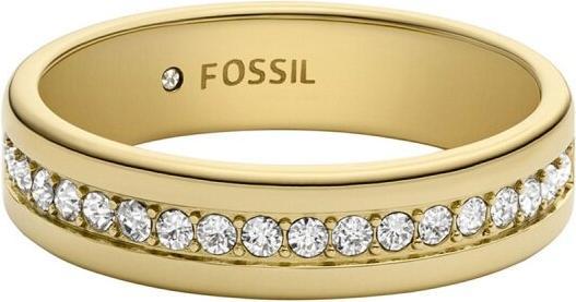 Fossil - Gold-plated ring with cubic zirconia Archival JOF01035710 - Circuit: 49 mm (49)