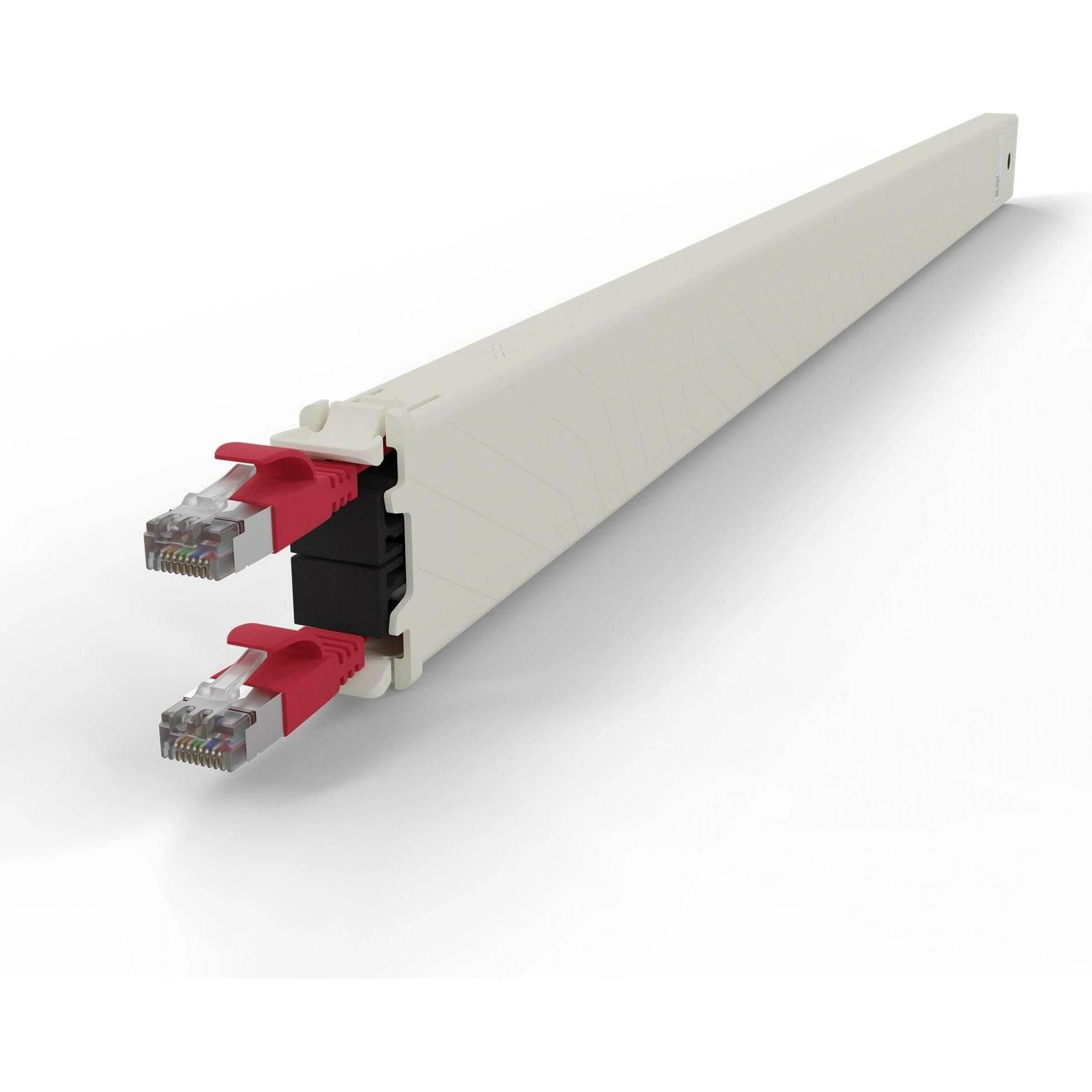 Thumbnail - PATCHBOX one / Cassette / 30RU / Cat 6A, STP, 1.8 m, Rot (STP, CAT6a, 1.80 m), Netzwerkkabel