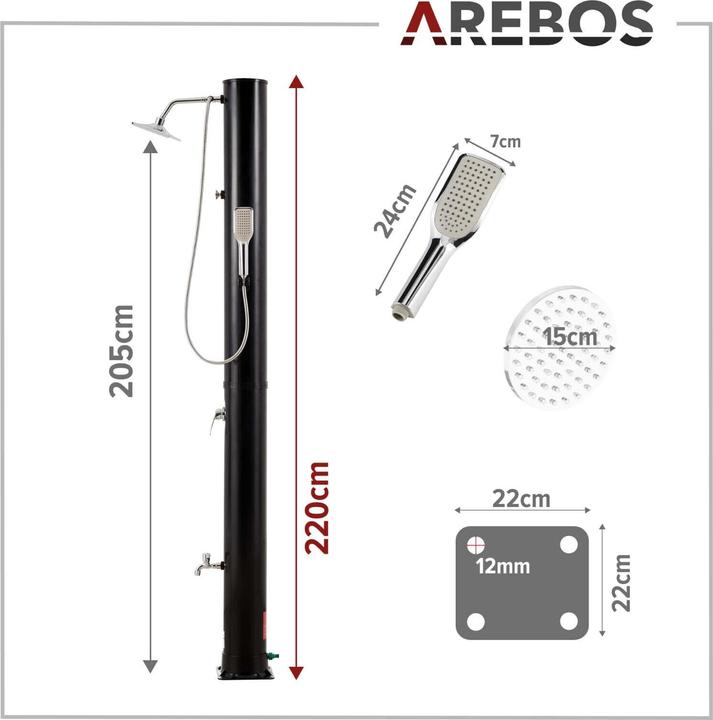 Immagine prodotto Arebos Doccia solare