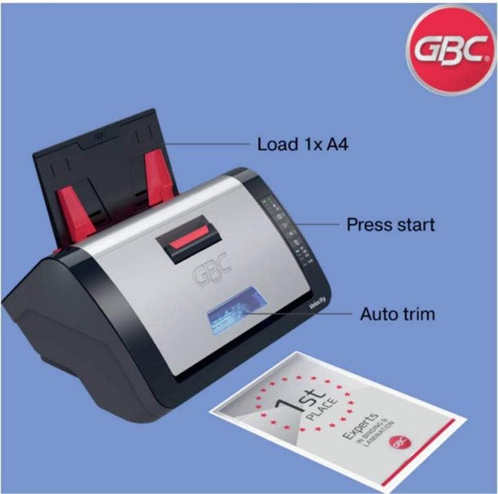 Actual product image GBC Laminator Velocity (125 µm, 80 - 125 µm, A4)