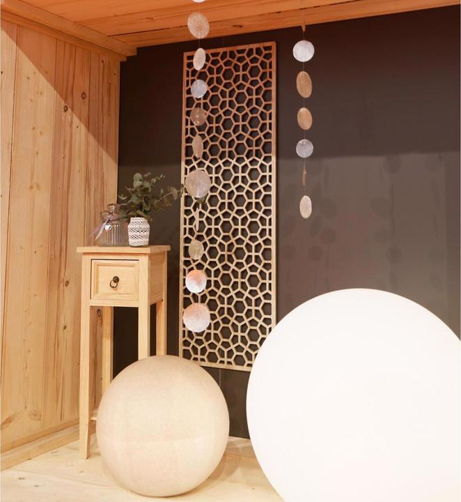 Actual product image 8 seasons design Decoration lamp SOLAR Shining Globe 40 cm, Sand (410 lm, E27, IP44)