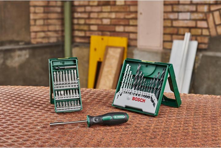 Actual product image Bosch Zubehör 25+15+1 Mini-X-Line sets plus handle (3-8 mm (wood drill bit))