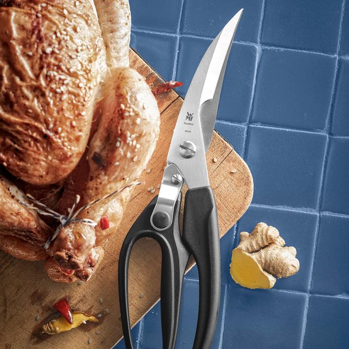 Produktbild WMF Geflügelschere mit Knochenbrecher 24,5cm Edelstahl Sicherheitsverschluss
