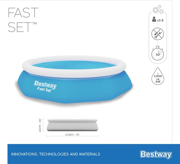 Image du produit Bestway Fast Set Pool Set (305 x 66 cm)