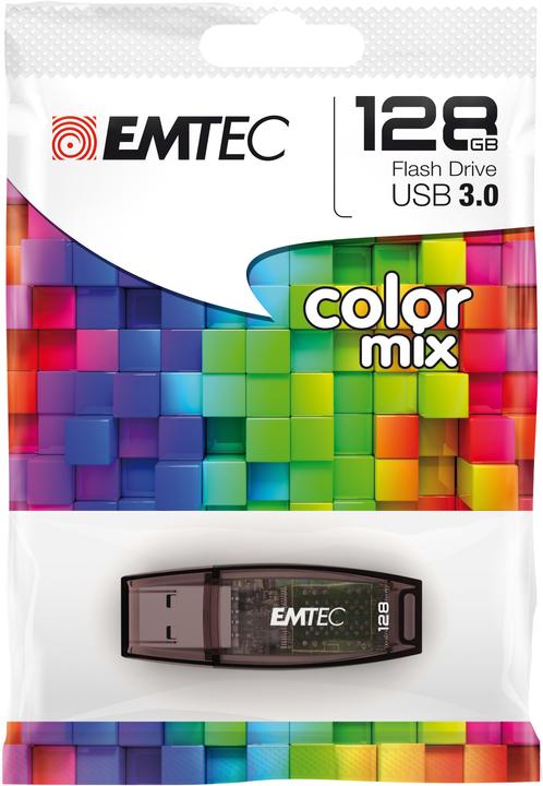 Actual product image Emtec C410 Color Mix (128 GB, USB-A)