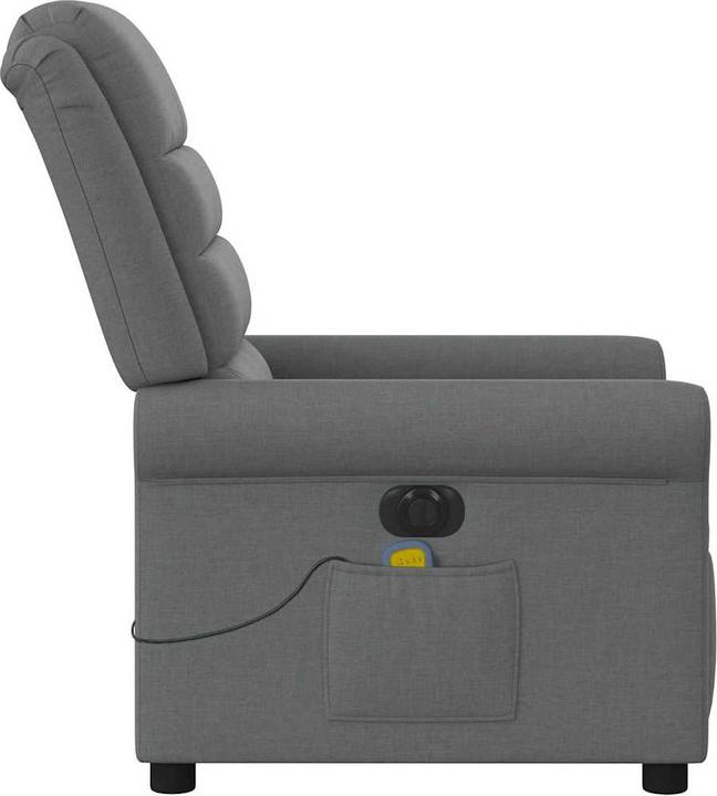 Produktbild vidaXL Massagesessel Elektrisch Dunkelgrau Stoff