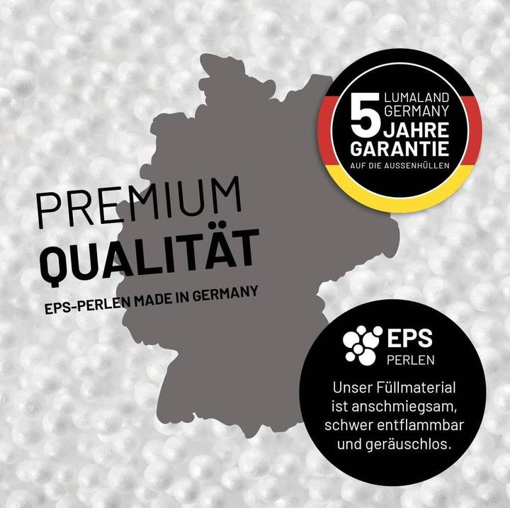 Actual product image Lumaland Sitzsack Flexi Comfort 320 L, Dunkelgrau