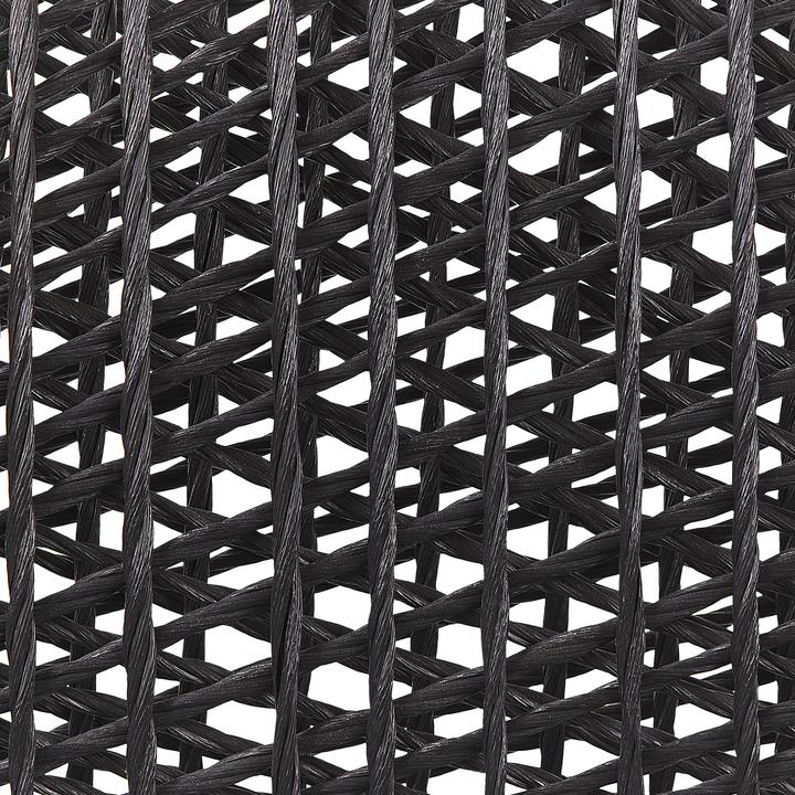 Produktbild Beliani Gartenmöbel Set Faserzement grau 90 x 90 cm 4-Sitzer Stühle schwarz / grau OLBIA (90 cm)