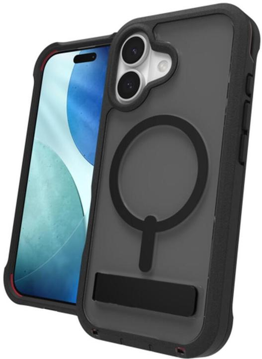 Produktbild Zagg Case für Apple iPhone 17 Rainier Snap mit Kickstand smoke black (Apple iPhone 17)