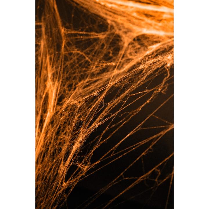 Actual product image Partydeco Orange spider web (60g) (1 pcs.)