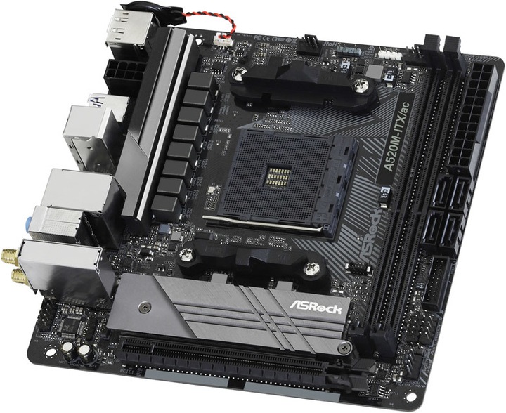 Produktbild AsRock A520M (AM4, AMD A520, Mini-ITX)