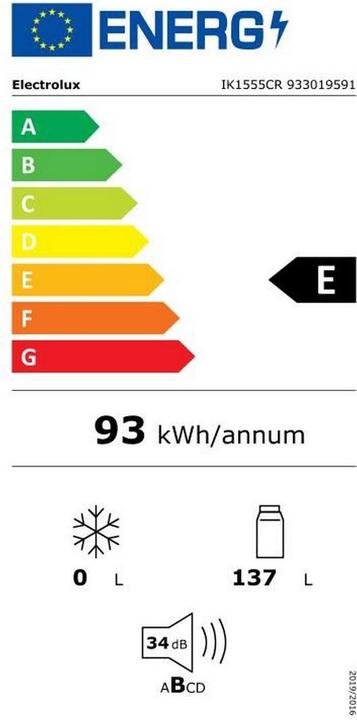 Energie-Label Electrolux IK1555CR