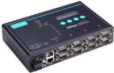 Produktbild Moxa NPORT 5610-8-DT - 8-Port RS-232 Desktop-Geräteserver mit DB9-Steckern und 48 VDC-Stromversorgung