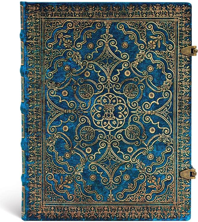 Actual product image Paperblanks Equinoxe azure blue (18 x 23 cm, Plain, Hardcover)