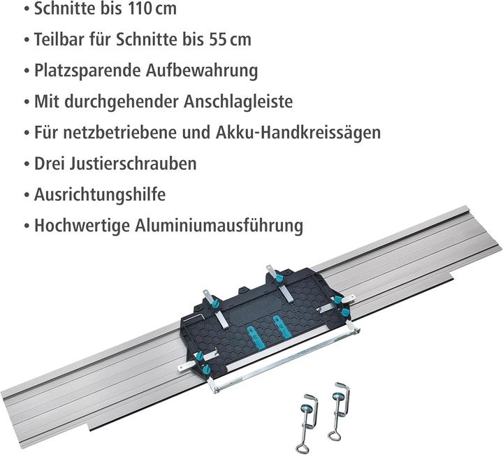 Actual product image wolfcraft 1 FKS 145 - Guide rail for HKS (145 cm)