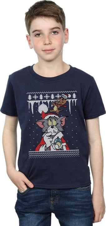 Image du produit Tom & Jerry - T-shirt CHRISTMAS FAIR ISLE - Garçon (116)
