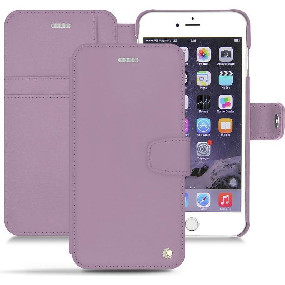 Noreve Lederschutzhülle Wallet (Apple iPhone 6s), Smartphone Hülle, Violett
