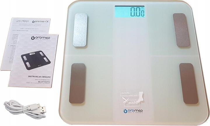 Actual product image Oromed ORO-SCALE BLUETOOTH Rectangle Electronic Personal Scale (180 kg)