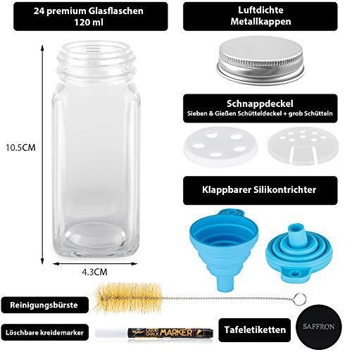 Actual product image Deco haus Spice jar set with screw cap (0.12 l)