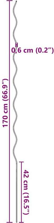 Immagine prodotto vidaXL Pflanzstab (170 cm, 0.60 cm)