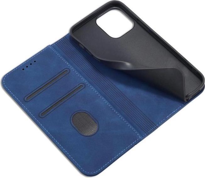 Image du produit Hurtel Magnet Fancy Case case pour iPhone 14 Pro Max cover with flip wallet stand blue (Apple iPhone 14 Pro Max)